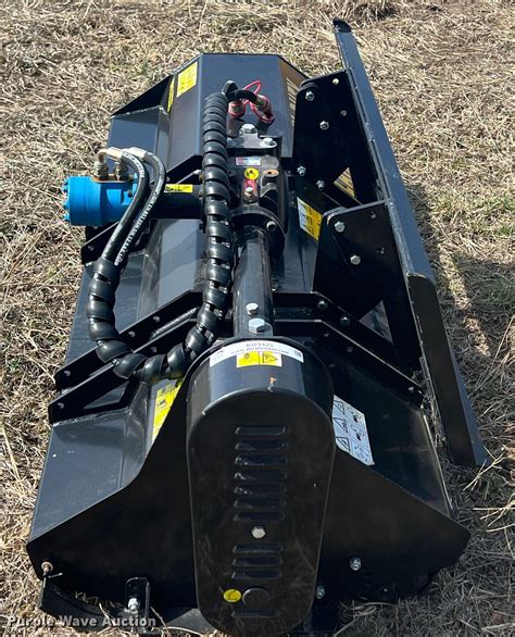 skid steer offset flail mower|skid steer mounted flail mower.